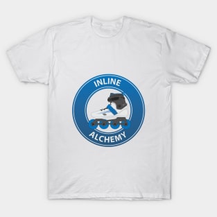 Inline Alchemy - Blue Inline skate & rollerblade T-Shirt
